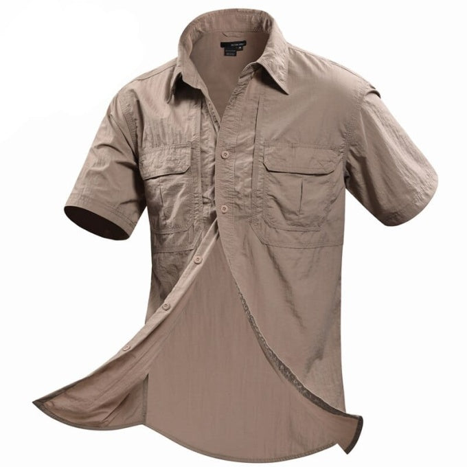 Chemise tactique multi-poches à manches courtes - Top Militaire