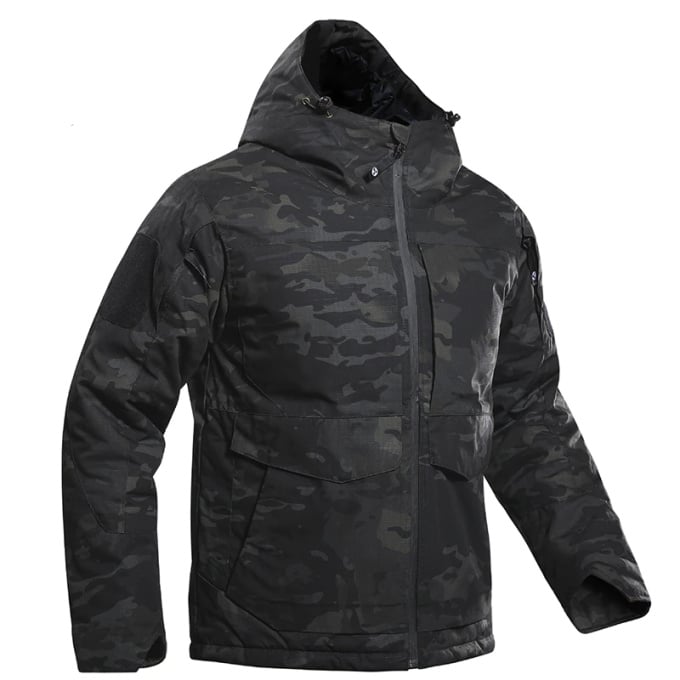 Veste parka épaisse de camouflage - Top Militaire