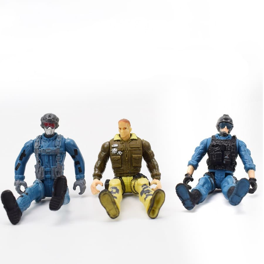 6 figurines de soldats des forces armées - Top Militaire