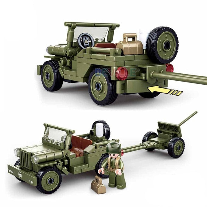 Blocs de construction véhicule militaire 143 pièces - Top Militaire