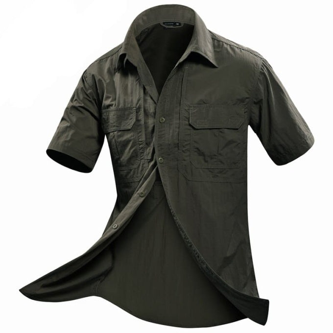 Chemise tactique multi-poches à manches courtes - Top Militaire