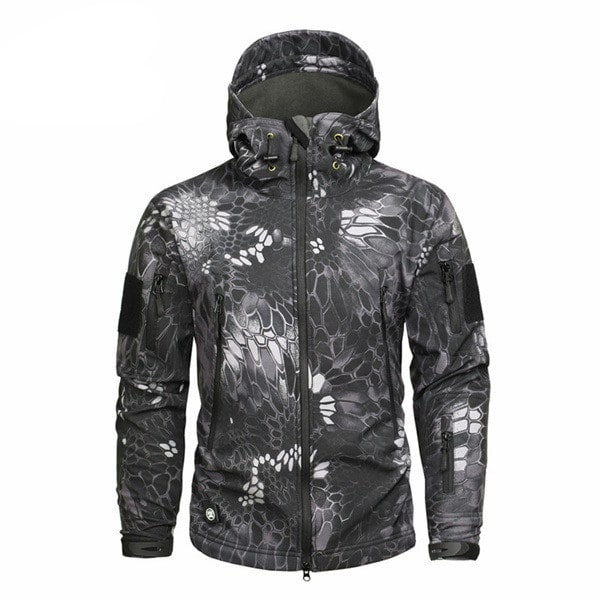Manteau militaire homme à capuche tactique - Top Militaire