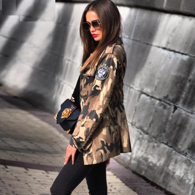 Manteau militaire femme style anglais - Top Militaire