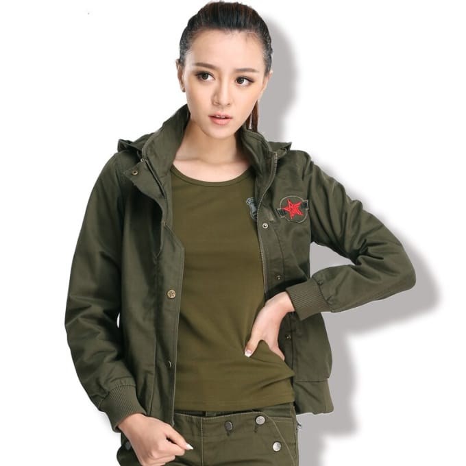 Veste militaire bombardier pour femme - Top Militaire