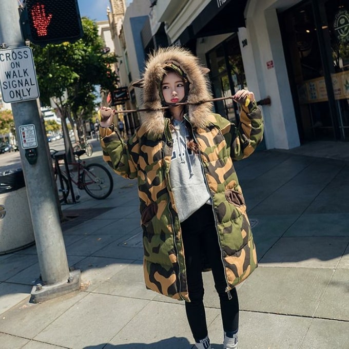 Manteau militaire femme épais et chaud - Top Militaire