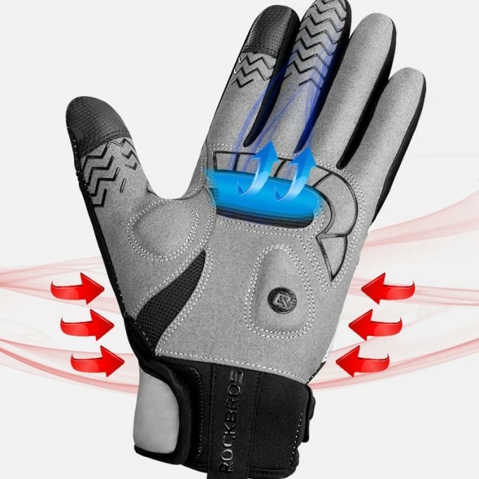 Gants tactiques réfléchissant, chauffant par USB - Top Militaire