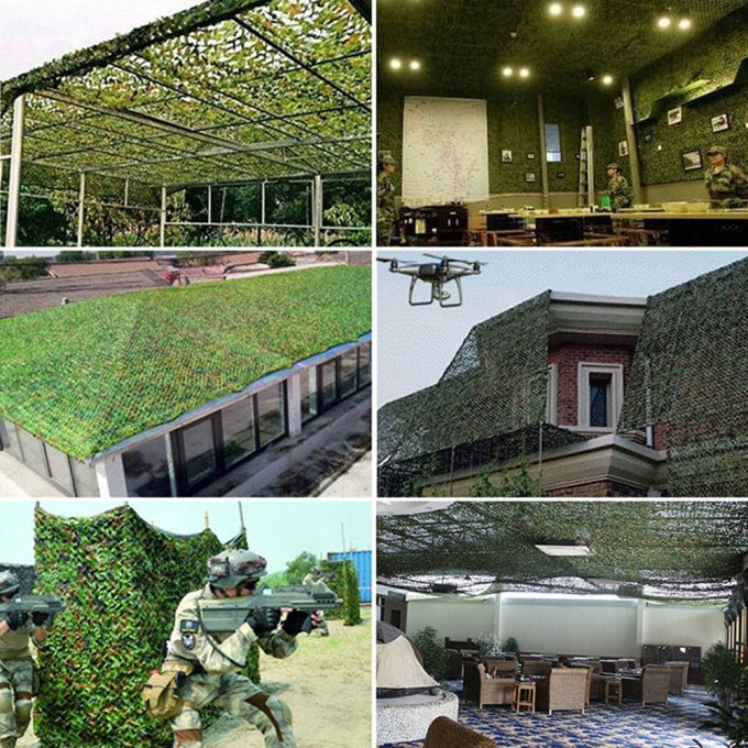 Filet de camouflage “woodland” multifonctions - Top Militaire