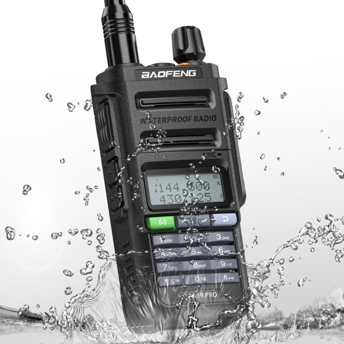 Talkie Walkie étanche 128 canaux – 2 pièces avec oreillettes et microphones - Top Militaire