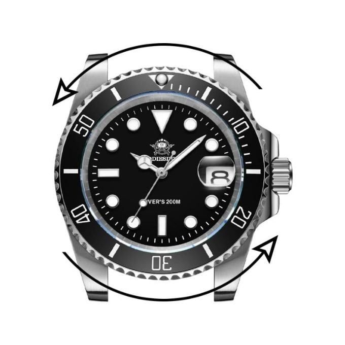 Montre de plongée en acier inoxydable - Top Militaire