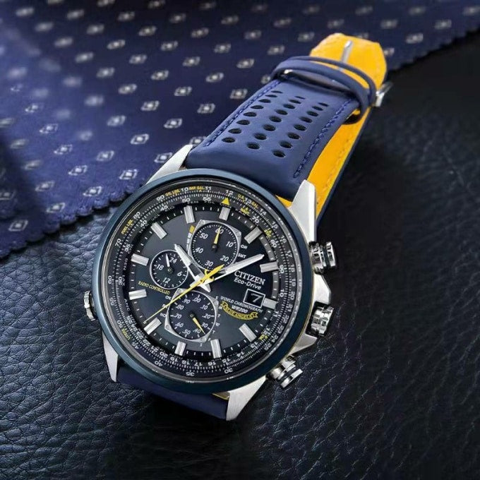 Montre de plongée multifonctions bracelet bleu - Top Militaire