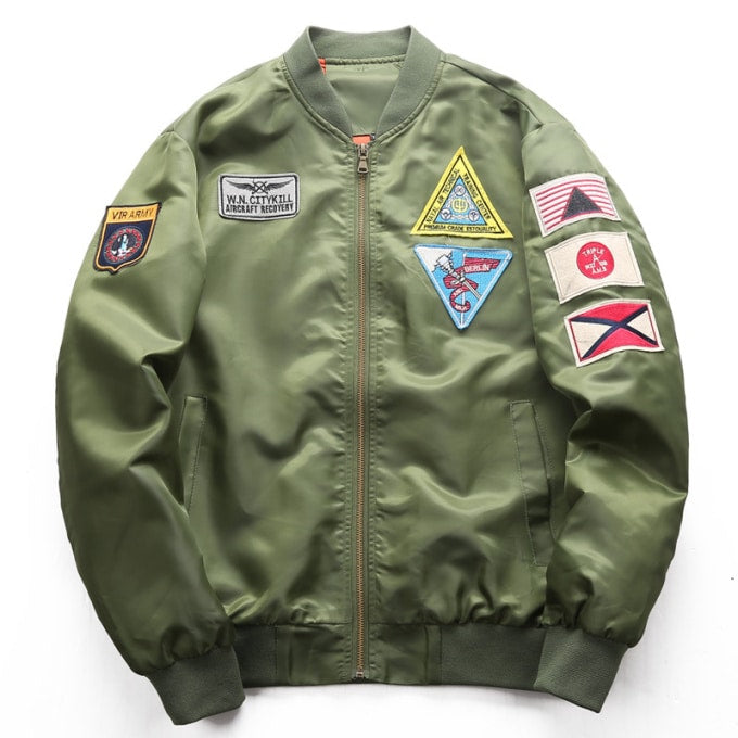 Blouson militaire pilote de l’air pour homme - Top Militaire