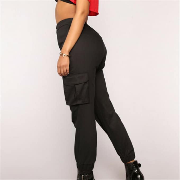 Pantalon cargo militaire taille haute pour femme - Top Militaire