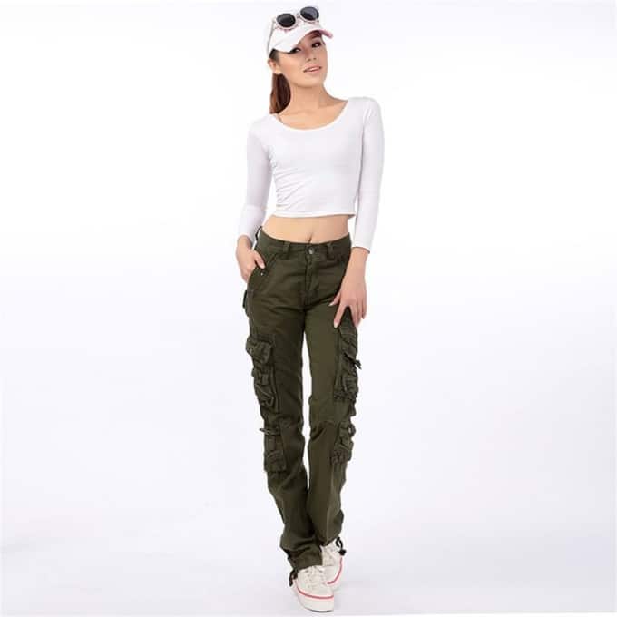 Pantalons militaire multi-poches pour femmes - Top Militaire