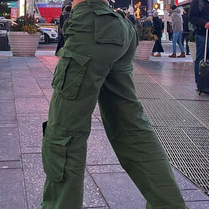 Pantalon militaire large pour femme - Top Militaire