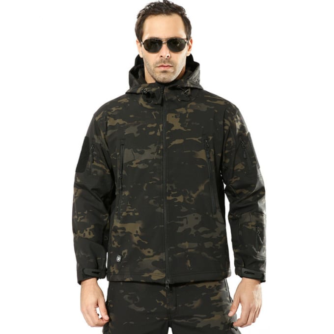 Manteau militaire de camouflage pour homme - Top Militaire