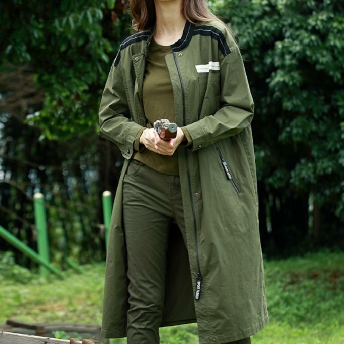 Manteau militaire de mi-saison pour femme - Top Militaire