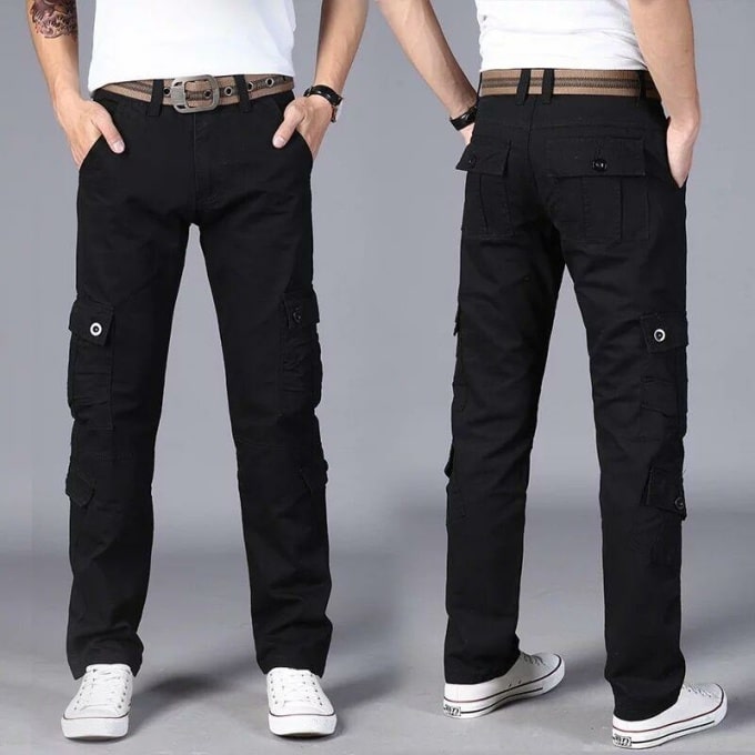 Pantalon cargo en coton pour homme - Top Militaire