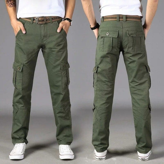 Pantalon cargo en coton pour homme - Top Militaire
