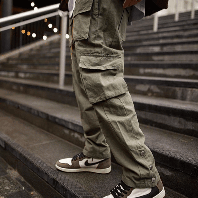 Pantalon cargo militaire large pour homme - Top Militaire