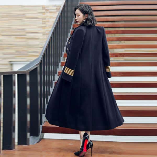 Manteau style militaire britannique pour femme - Top Militaire