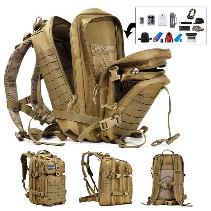 Sac à dos militaire 50L avec sangle en Y - Top Militaire