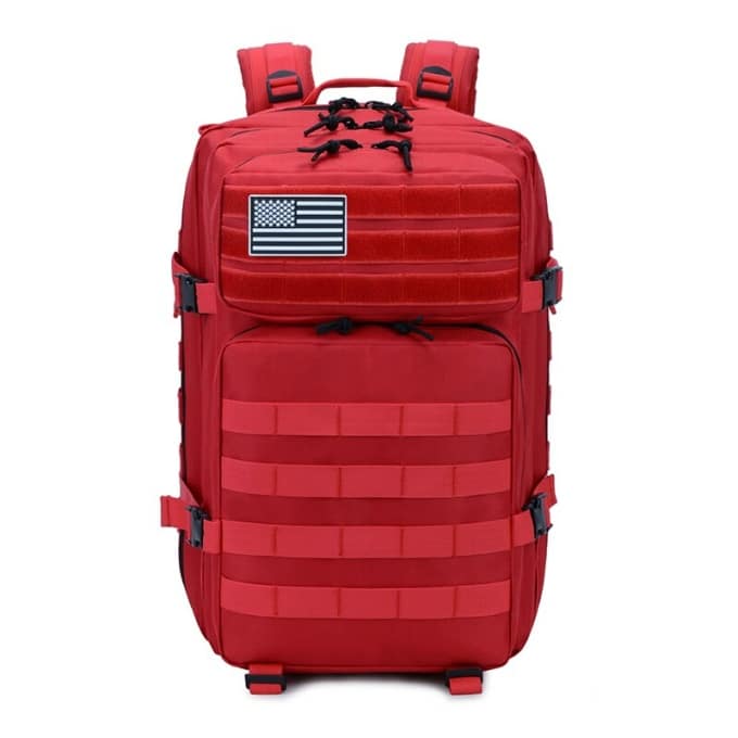 Sac à dos tactique 50L avec système MOLLE couleur unie - Top Militaire