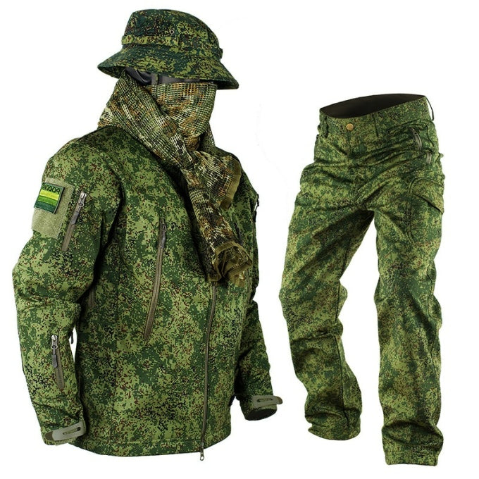 Ensemble veste polaire chaude et pantalon coupe-vent - Top Militaire