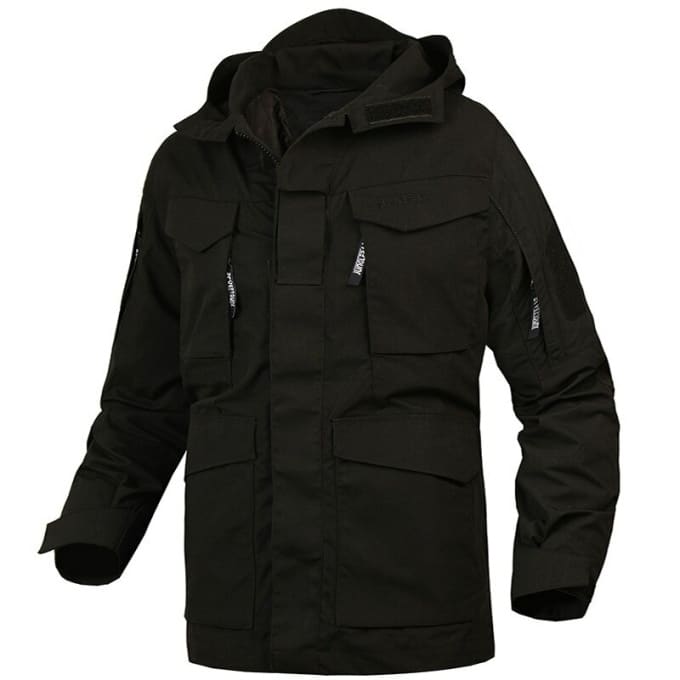 Veste tactique coupe-vent à capuche - Top Militaire