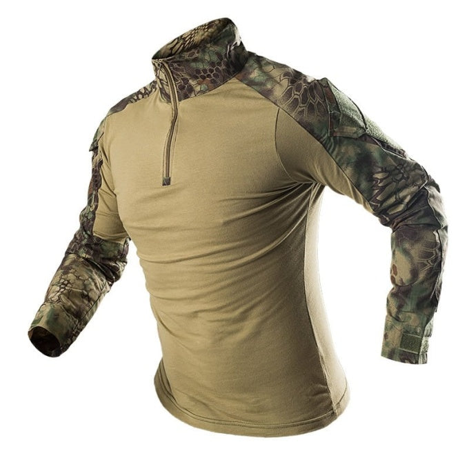 Veste militaire à col zippé camouflage serpent - Top Militaire