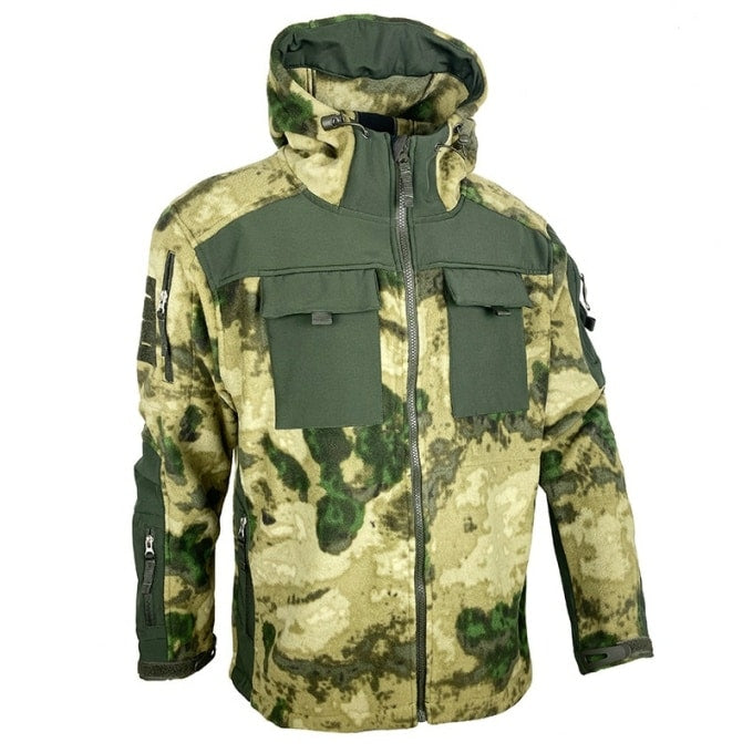 Veste polaire tactique multipoches à capuche - Top Militaire