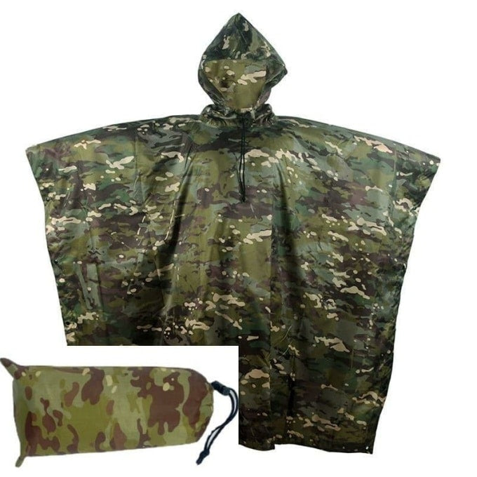 Poncho de camouflage large et imperméable - Top Militaire