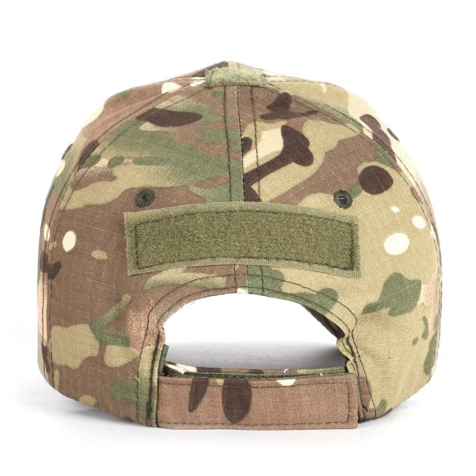 Casquette militaire motif camouflage avec patch - Top Militaire