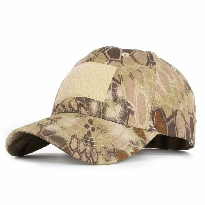 Casquette militaire motif python avec patch - Top Militaire