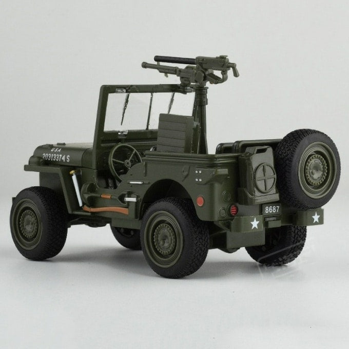 Véhicule militaire tout-terrain avec mitrailleuse - Top Militaire