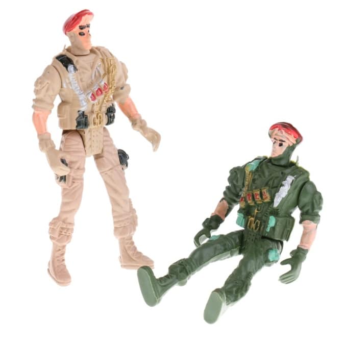 Ensemble de figurines militaires en plastique 10 pièces - Top Militaire