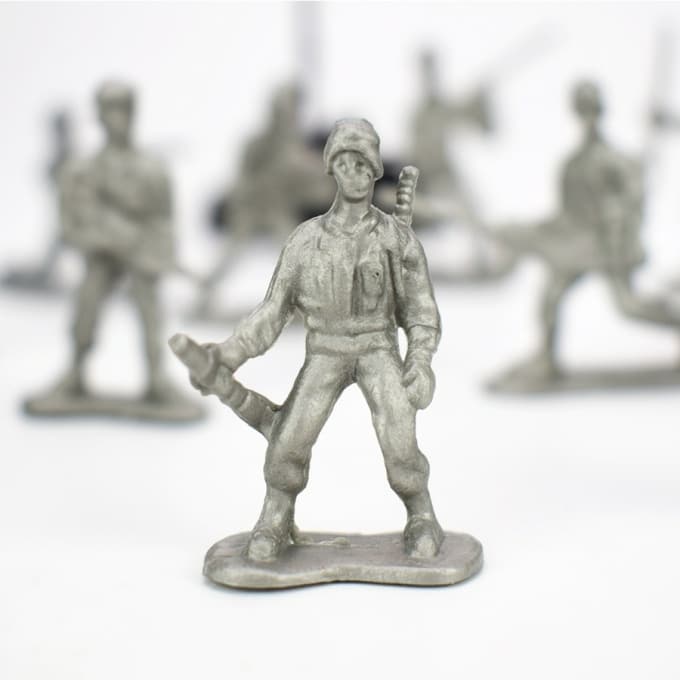 Soldats militaires en plastique 100 pièces - Top Militaire