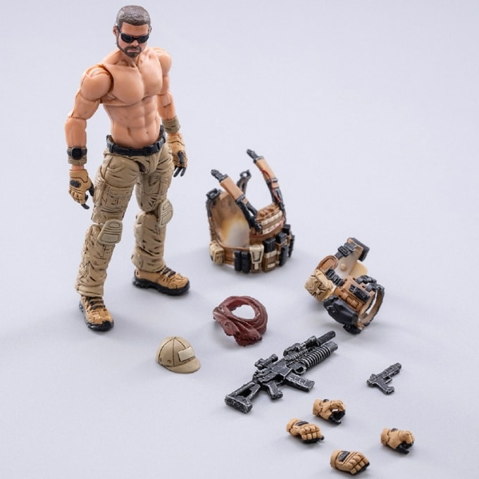 Figurines articulées militaires mercenaires - Top Militaire