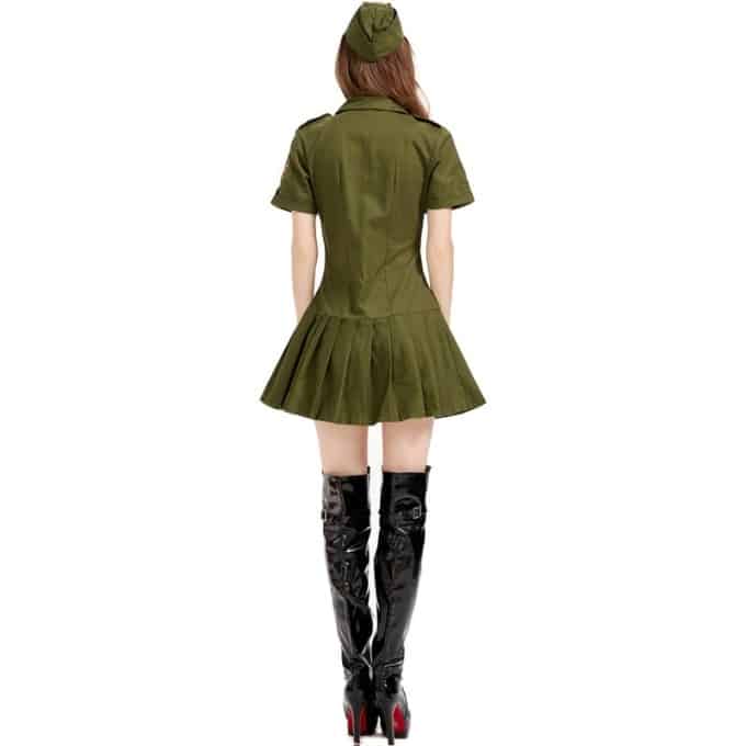Déguisement militaire sexy pour femme - Top Militaire