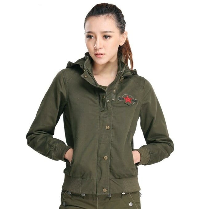 Veste militaire bombardier pour femme - Top Militaire