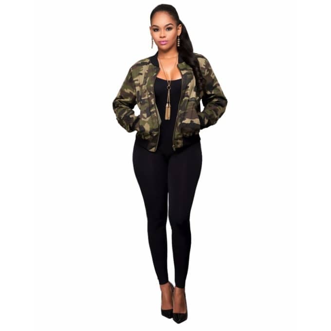 Veste militaire verte pour femme - Top Militaire