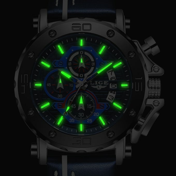 Montre de sport étanche bracelet sportif bleu - Top Militaire