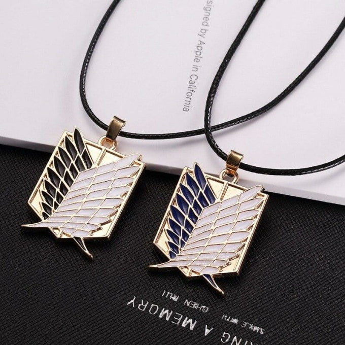 Collier militaire pendentif d’ailes de la liberté - Top Militaire