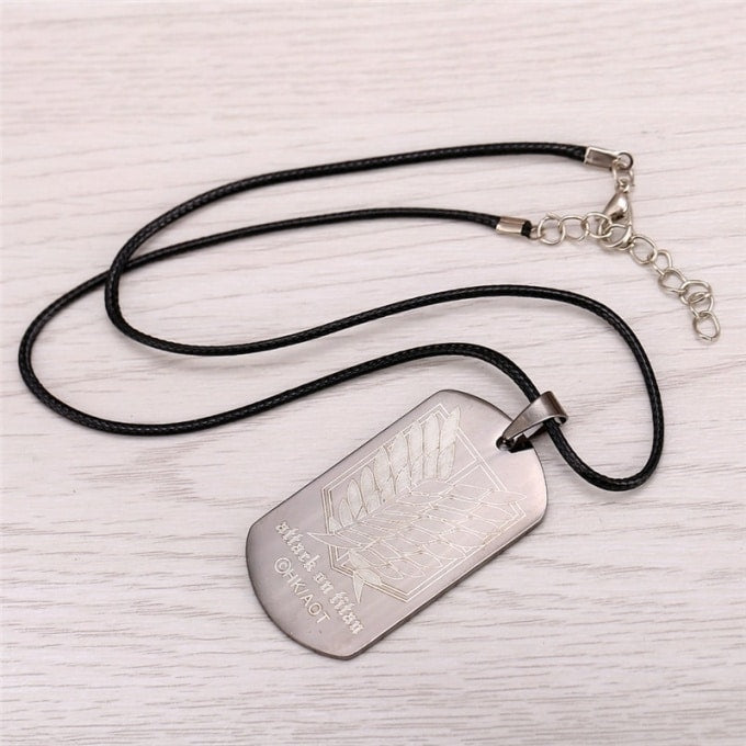 Collier avec pendentif en métal ailes de la liberté - Top Militaire