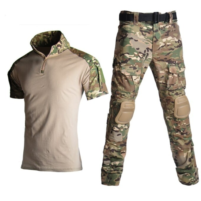 Tenue militaire t-shirt et pantalon - Top Militaire