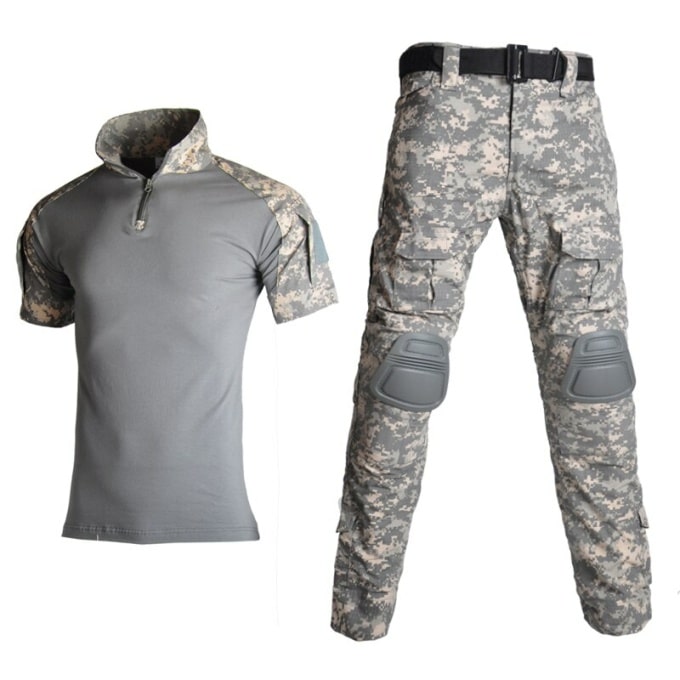 Tenue militaire t-shirt et pantalon - Top Militaire