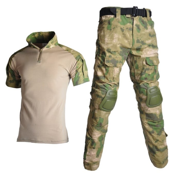 Tenue militaire t-shirt et pantalon - Top Militaire