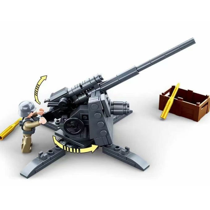 Blocs de construction canon militaire – 115 pièces - Top Militaire