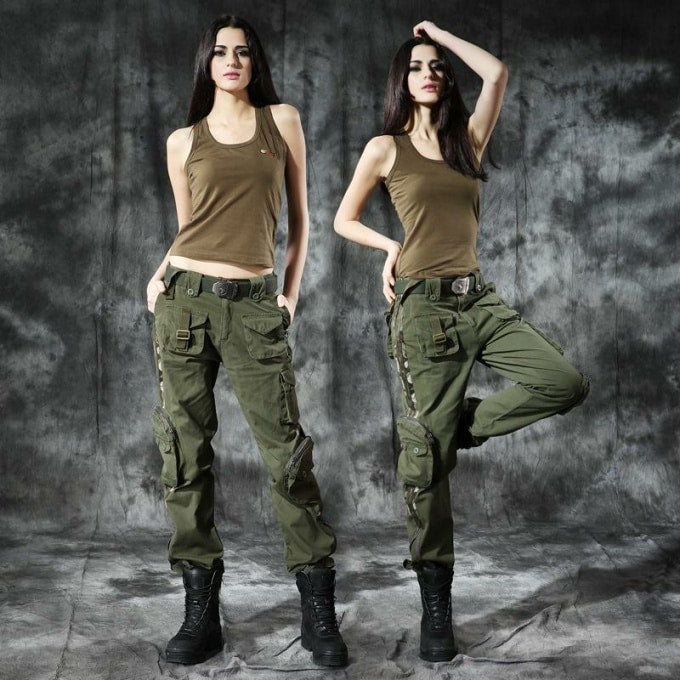 Treillis militaire femme tissu en coton pur - Top Militaire