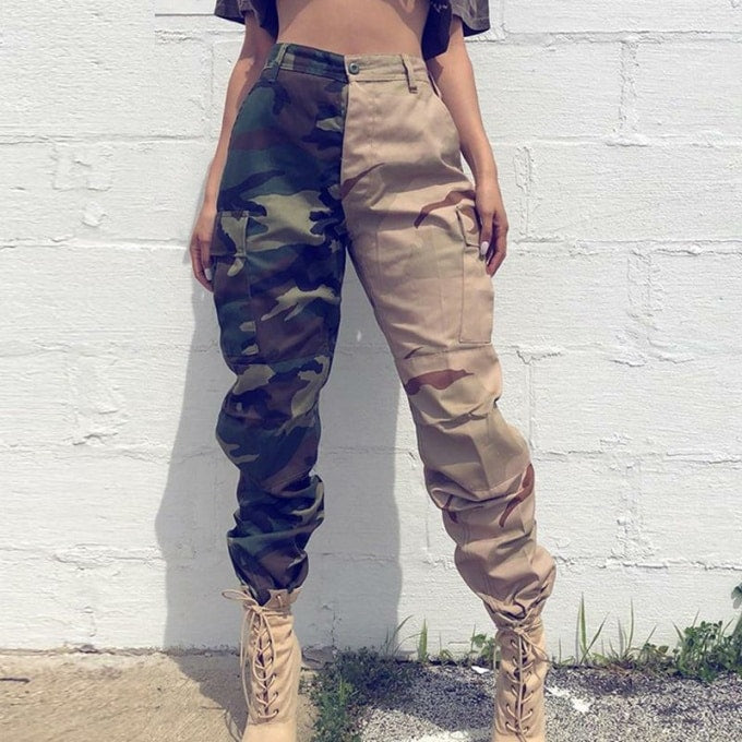 Treillis militaire femme combinaison Patchwork - Top Militaire