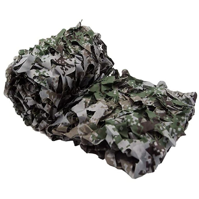 Filet de camouflage “woodland” multifonctions - Top Militaire